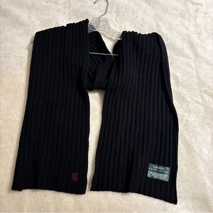 Ralph Lauren Black Wool Scarf